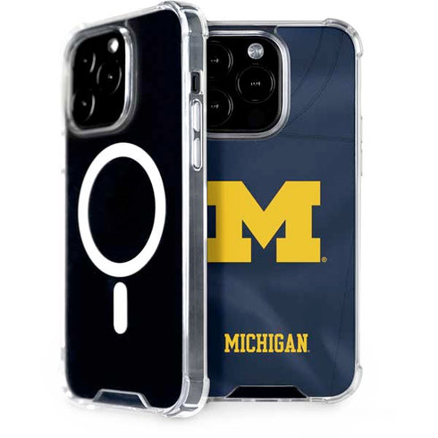 University of Michigan Blue Jersey iPhone 15 Pro MagSafe Case
